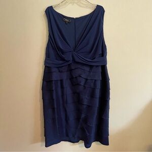 Blue Cocktail Dress - NWOT Size 22